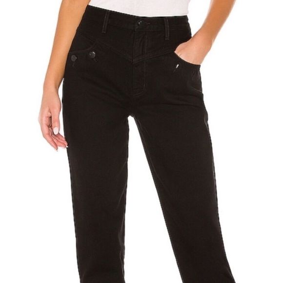 J Brand Elsa Playday Super HR Jean Holiday Blk NWT - Picture 1 of 8